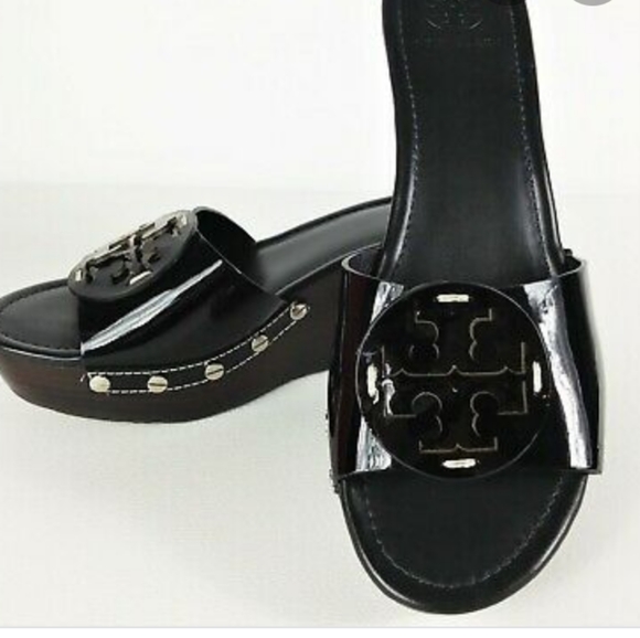 Tory Burch Shoes - Tory Burch "Patti" Black Sandals